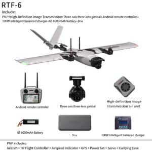 VTOL Fixed Wing Drone RTF-6