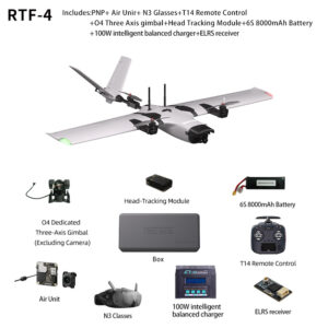 VTOL Fixed Wing Drone Y3 RTF3-4