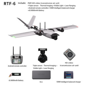 VTOL Fixed Wing Drone RTF-6